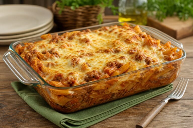 Macarrão à Bolonhesa Assado – Receita Fácil e Confortante para Refeições