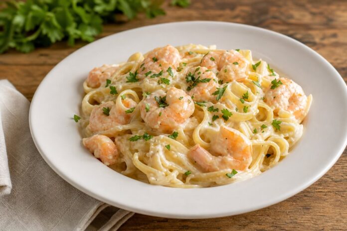 Macarrão com Camarão