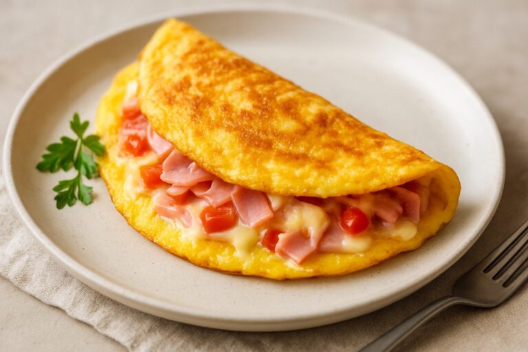 Omelete de Frigideira sem Farinha – Fofinha e Recheada
