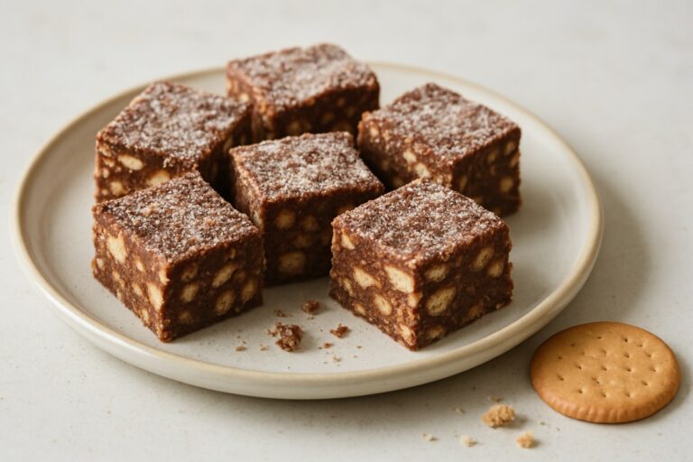 Palha Italiana Tradicional – Doce de Brigadeiro com Biscoito Maisena