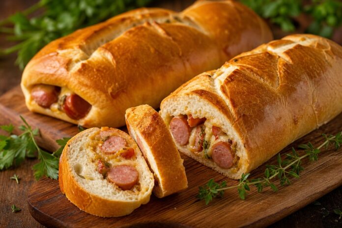 Pão com Linguiça na Air Fryer