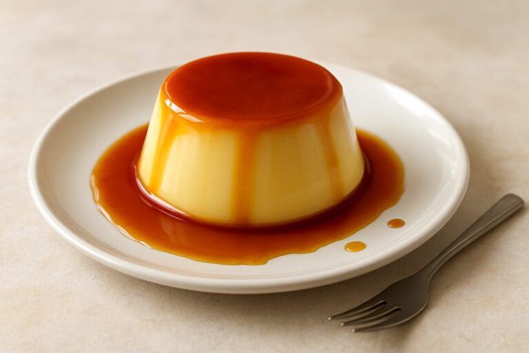 Pudim 4 Leites Cremoso – Sobremesa Assada com Calda de Caramelo