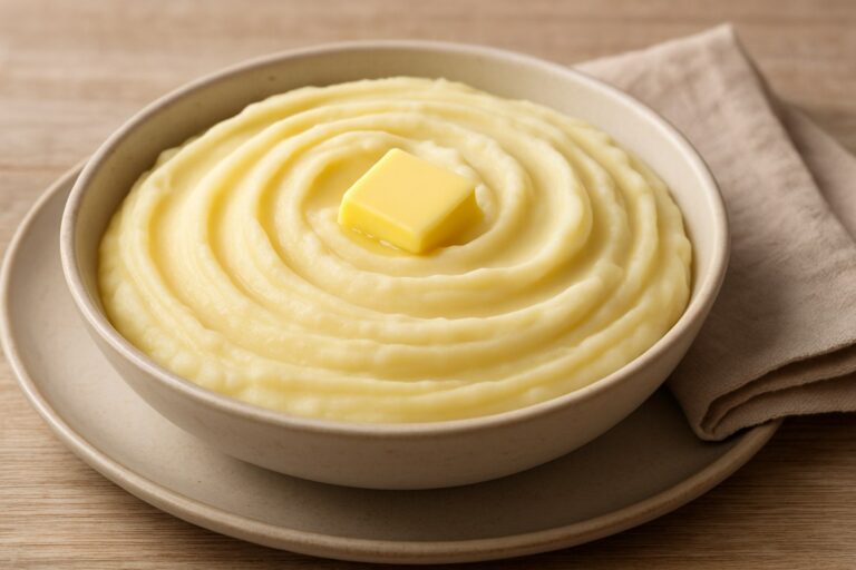Purê de Batata Cremoso – Acompanhamento Macio com Técnica de Restaurante