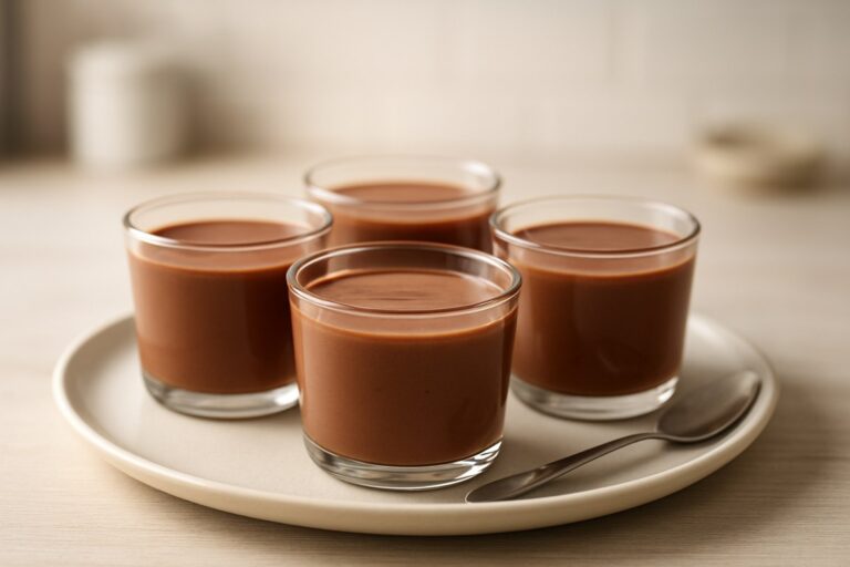 Sobremesa Cremosa de Chocolate com 3 Ingredientes – Gelada e Sem Leite Condensado
