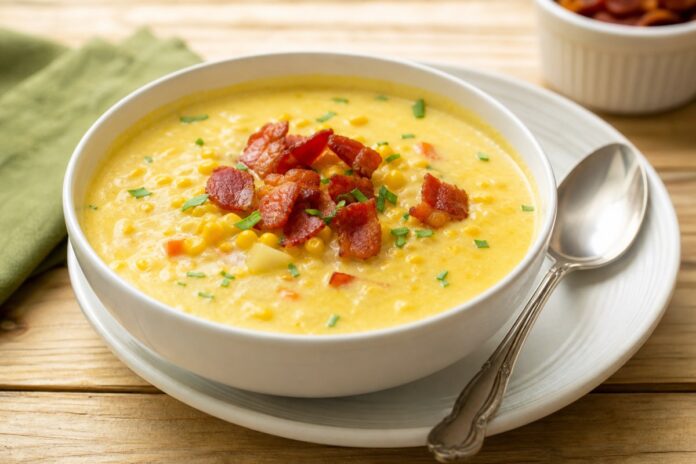 Sopa Cremosa de Milho