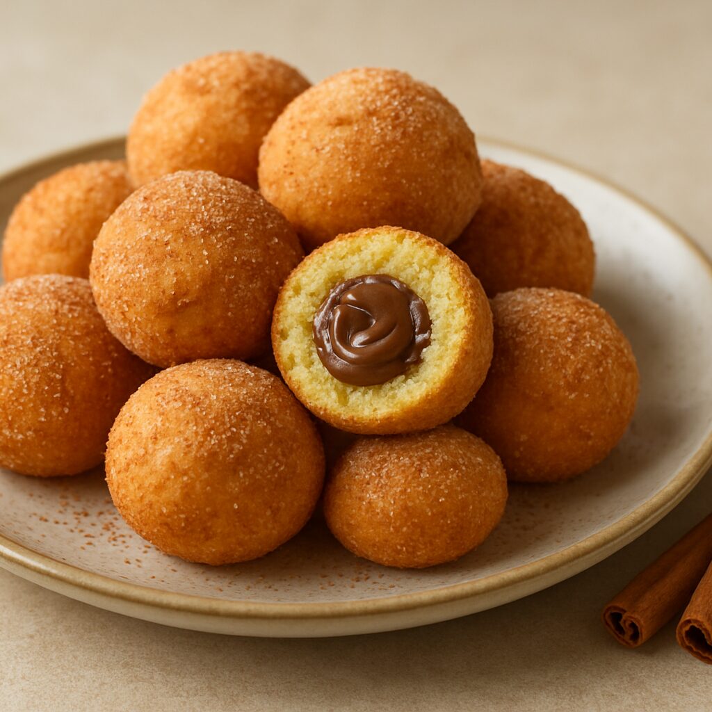 Bolinho de Chuva com Brigadeiro