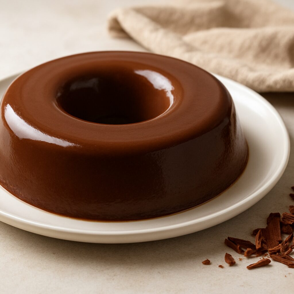 Flan de Leite Condensado com Chocolate