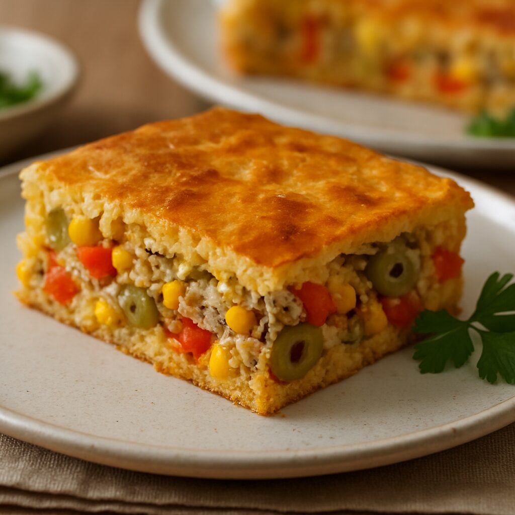 Torta de Sardinha de Liquidificador