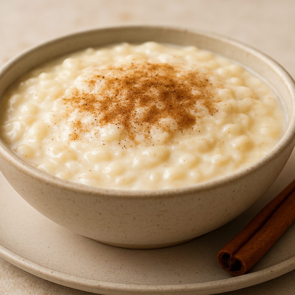 Arroz Doce Cremoso com Leite de Coco