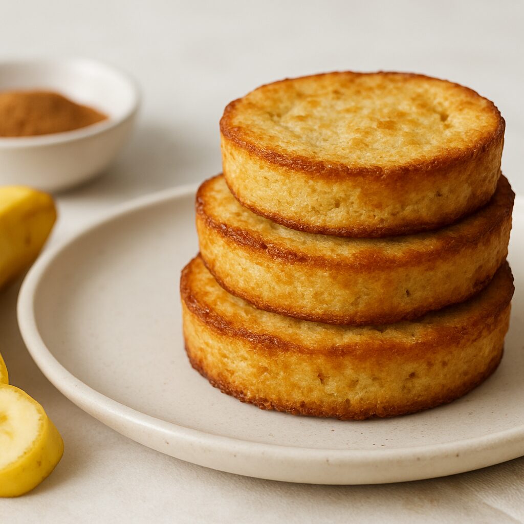 Pãozinho de Banana na Frigideira