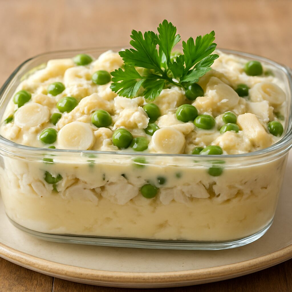 Maionese de Bacalhau em Camadas